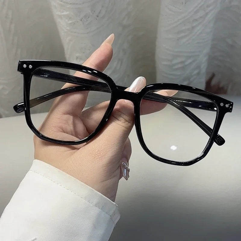 Hiking Camping 1/2/3pcs Anti-blue Light Glasses for Women Simple Regular Eyeglass Frame Finished Retro Flat Light Frame