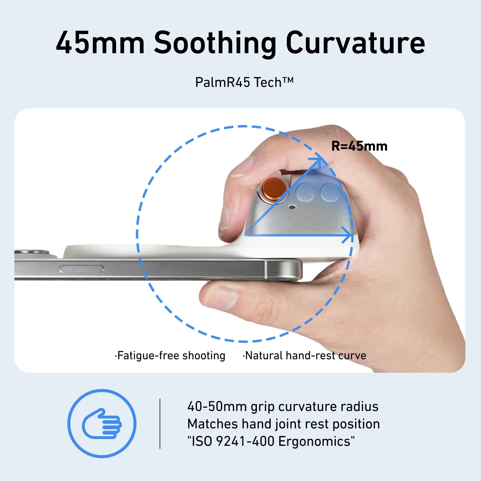 TELESIN Magnetic Phone Camera Shoot Hand Grip Universal Smart Phone Holder Shooting Aid Remote Control Handle for Iphone Andriod
