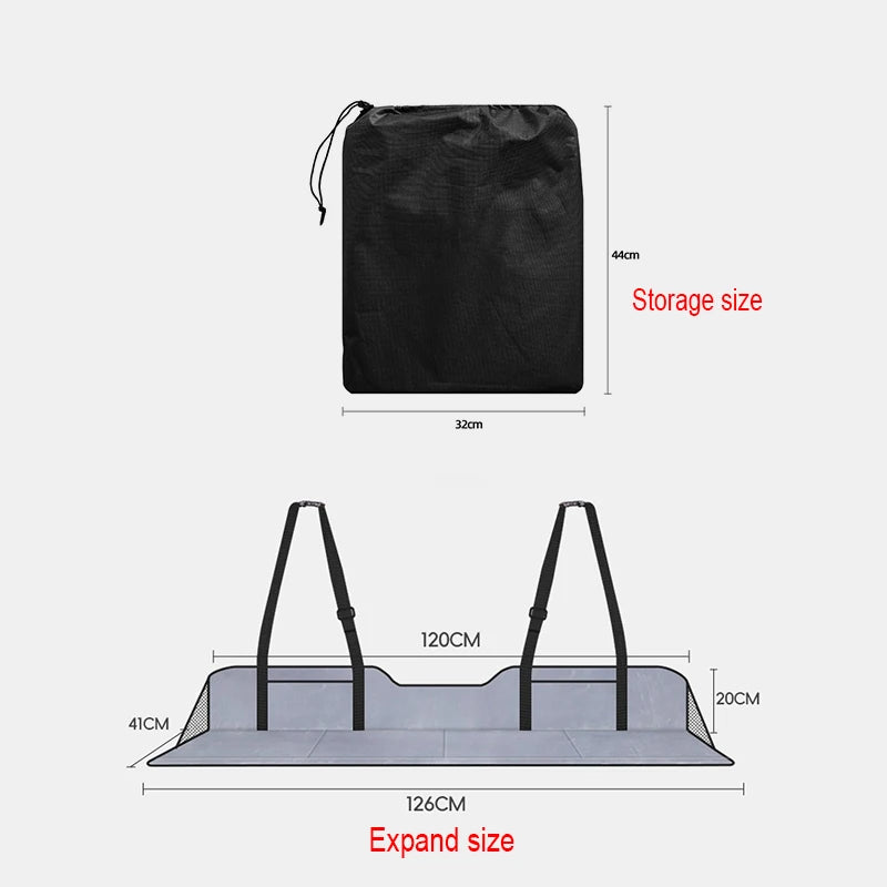 For SUV Tesla Model Y/3 Vehicle Mat Car Camping Bed Foldable Travel Mattress Non Inflatable Car Extra Long Mattress Couple