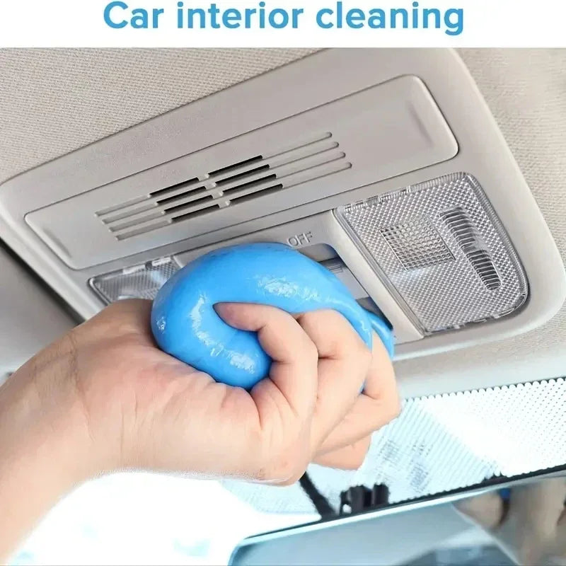 Car Cleaning Gel Slime Magic Mud Auto Interior Computer Keyboard Dirt Clean Dust Remover Gel Car Wash Interior Cleaning Tools