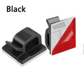 10/20/50PCS Cable Organizer Clips Wire Winder Holder Protector USB Cable Management Adhesive Hooks Desk Clamp For Home Office