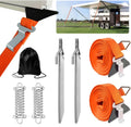 2-IN-1 Awning Storm Band Straps Tie Down Kits For Thule, Fiamma, Dometic Awning Canopy For Most Motorhome Windproof Fixed Strap
