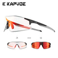 KAPVOE UV400 Photochromic HD Sunglasses Stylish Outdoor Glasses for Mountaineering Cycling Running Camping Driving Sunglasses