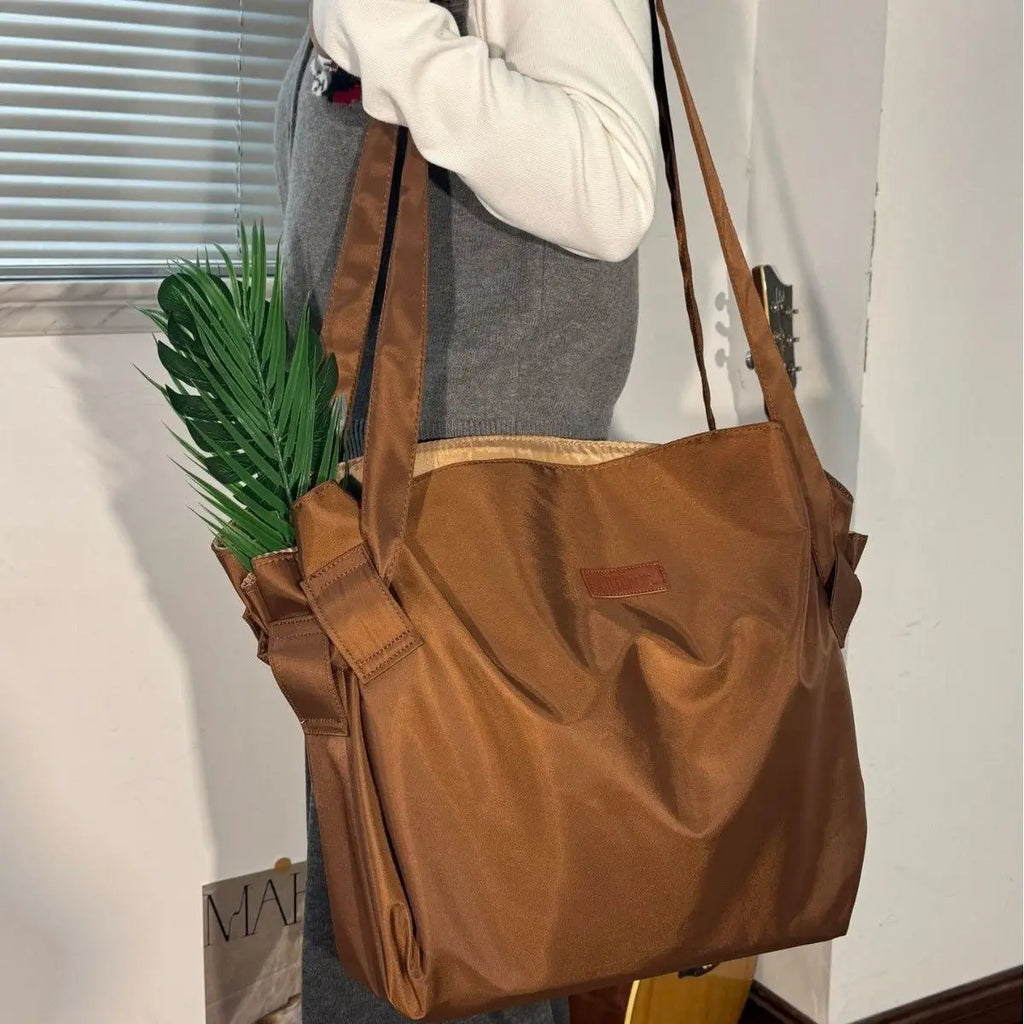 Portable travel camping storage large capacity shoulder picnic travel crossbody duffel bag women's bag fashion