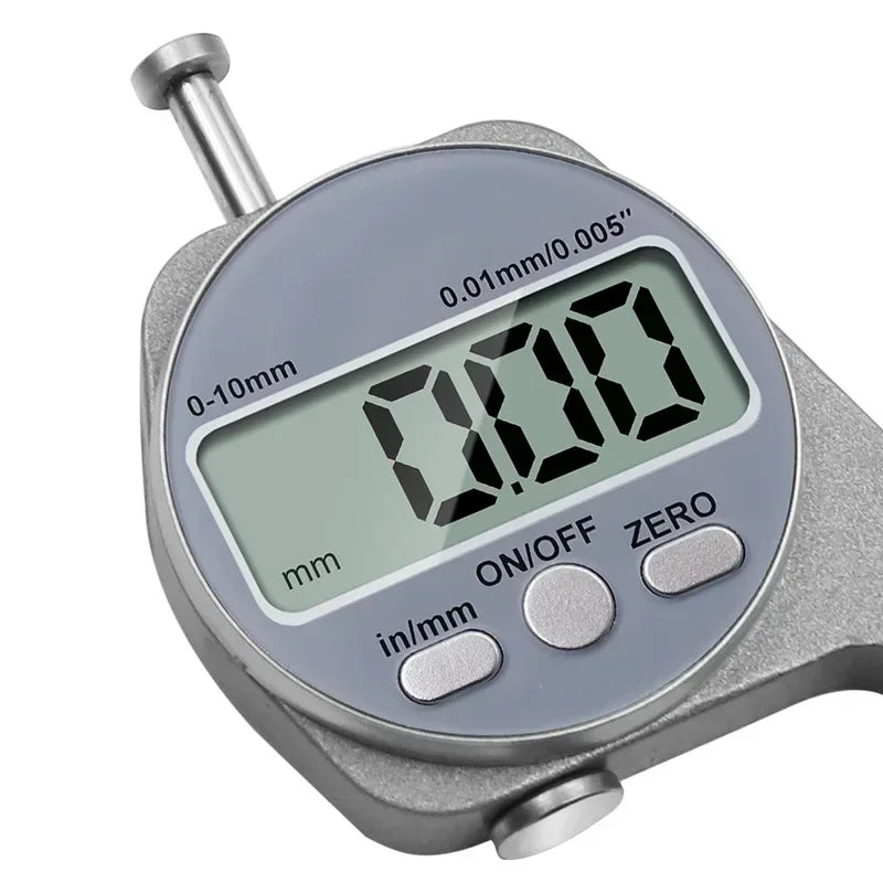 0.01mm Accuracy Electronic Digital Thickness Gauge Meter 0-10mm  Wall Thickness Measurement Tools For Paper Cloth Thin