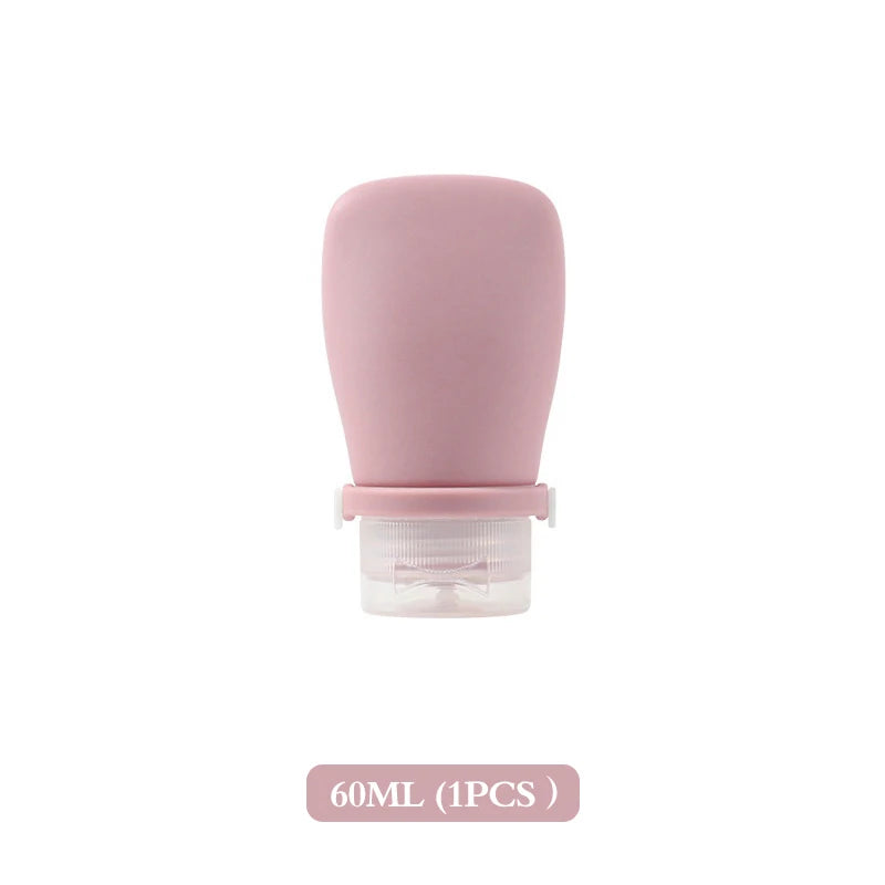 30/60/90ml Silicone Travel Bottles Leak Proof Squeezable Refillable Containers Cosmetic Tube for Lotion Soap Liquids Bottling
