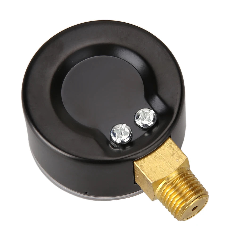 Low Pressure Gauge for Fuel Air Hydraulic 50mm 0/15 PSI 0/1 Bar 1/4 BSPT Dial Manometer Household Water Oil Gas Pressure Tester