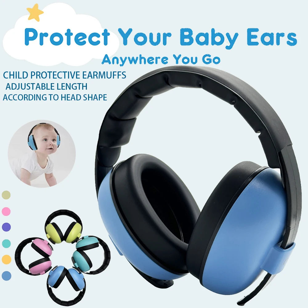 Baby Noise Reduction Headphones Loud Cancelling Hearing Safety for Children up to 0-3 Years Old Protection Earmuffs