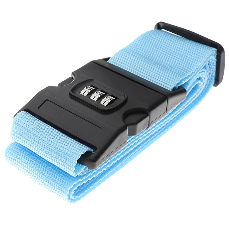 1Pcs Nylon Luggage Strap Adjustable Travel Suitcase Buckle Strap Baggage Belt Travel Accessorises Suitcase Packing Seat Belt