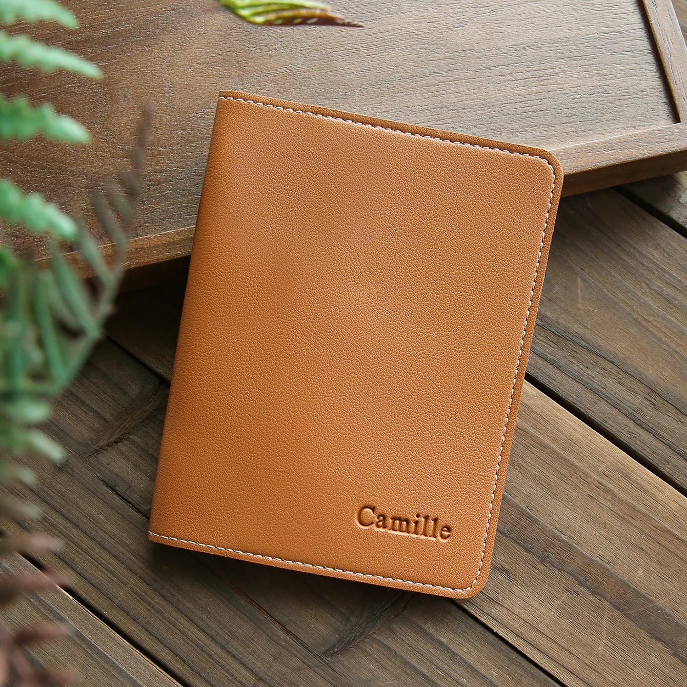1PCS Custom Name Passport Holder Personalized Leather Passport Cove Customized Travel Accessories Handmade Gifts For Friends