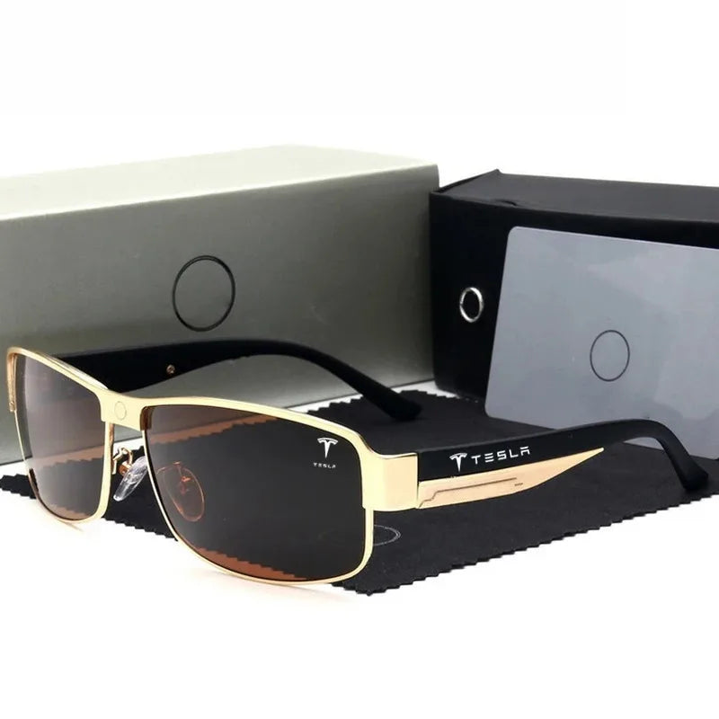Car Fashion High-End Luxury Sunglasses Men Women Leisurely Goggles For Tesla Cybertruck Roadster Model 3 Model Y Model S Model X