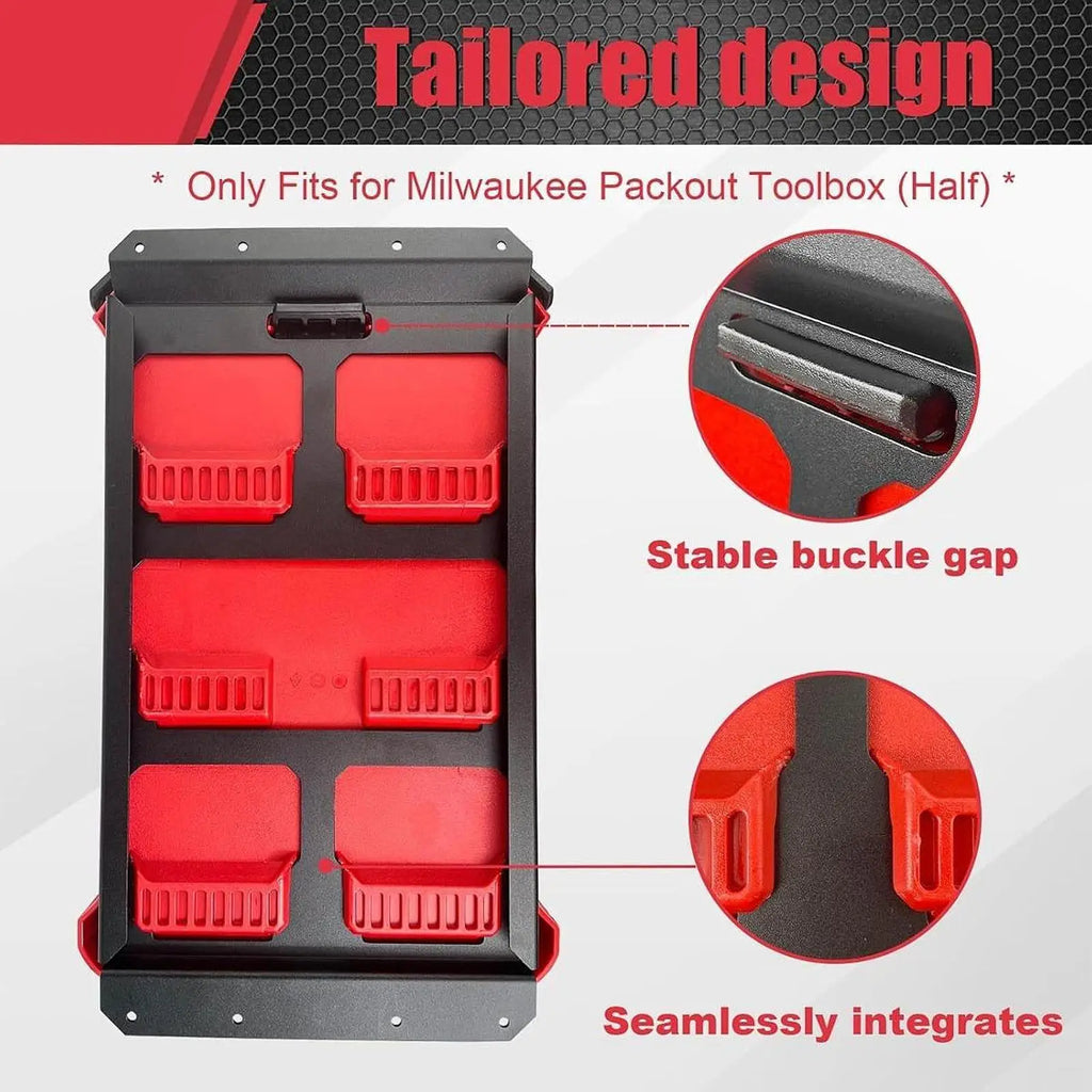 38x21cm Modular Tool System Base Sturdy Universal for Toolbox Automotive Accessories Versatile Quick Installation
