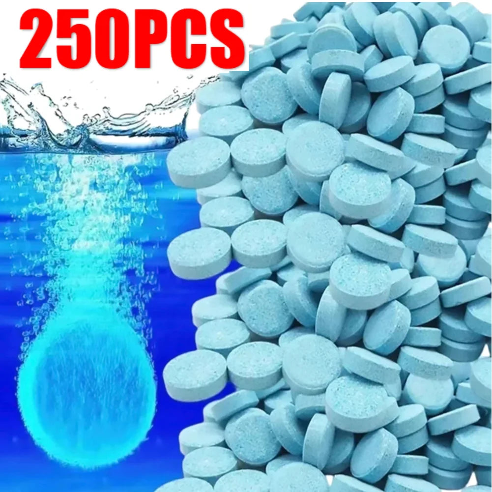 250-10PCS Solid Car Windshield Cleaners Effervescent Tablets Windscreen Window Glass Dust Wiper Car Wash Tool Car Accessories