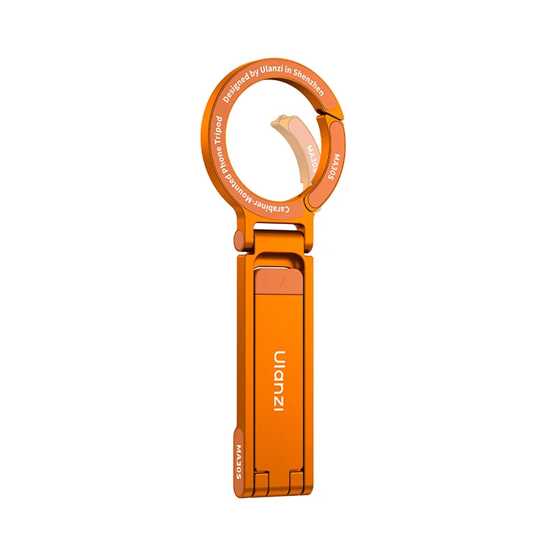 Ulanzi MA30S Carabiner Phone Stand Phone Handle Tripod for iPhone 17 16 15 Pro/Pro Max Selfie Stick Slim Version MA30 for Vlog