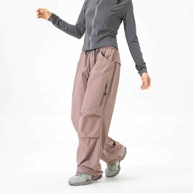 CHRLCK Unisex Waterproof Hiking Pants Autumn Mountaineering Cargo Pants Breathable Fishing Camping Cycling Trekking Trousers