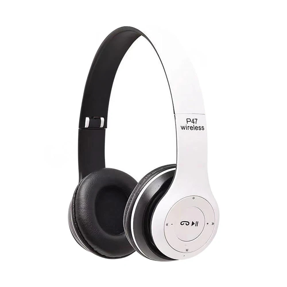 P47 Bluetooth 5.0 Wireless Sports Game Headset Foldable HIFI Stereo Bass Music Earphone With Microphone For iPhone Huawei Xiaomi