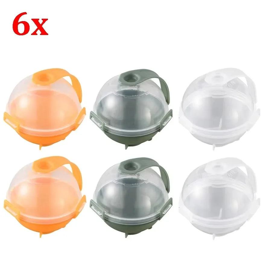 1/12x Round Ice Makers Ice Ball Mold Reusable Plastic Refrigerator Spherical DIY Moulds Kitchen Tools Quick Freezing Hockey Mold