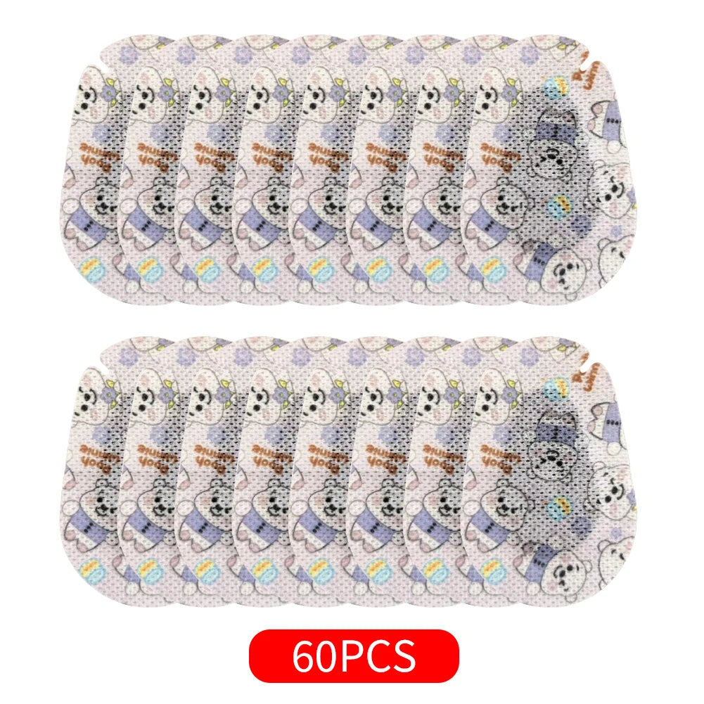 20/60Pcs Breathable Amblyopia Eye Patch Band Aid Cartoon Kids Disposable Medical Sterile Eye Pad Adhesive Bandages First Aid Kit