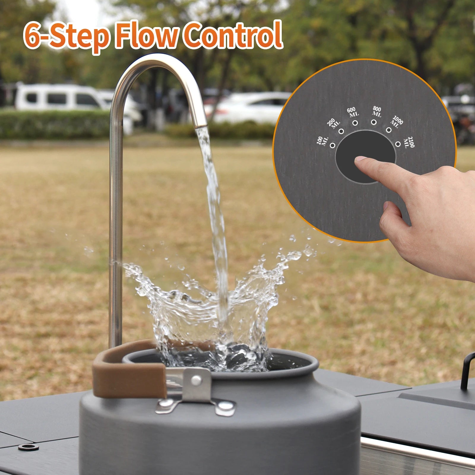IGT Electric Water Dispenser Camping IGT Water-proof Electric Water Pump Aluminium Table Unit Plate IGT Table Accessory