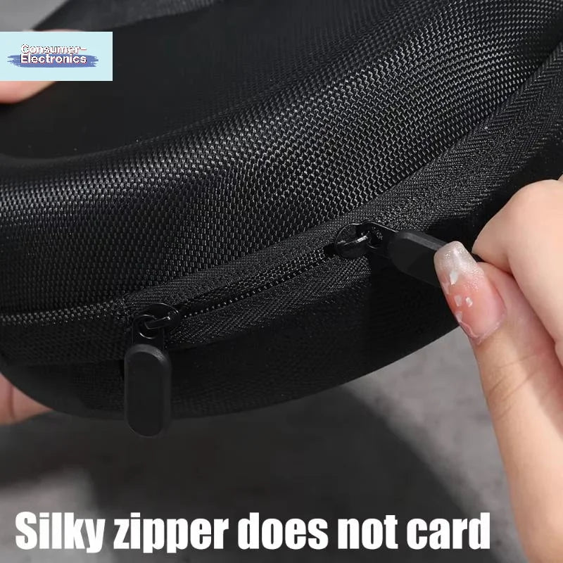 【1PC High-capacity Headset Headphone Case Travel Earphones Shockproof Storage Box EVA Headphone Universal Protective Bag】