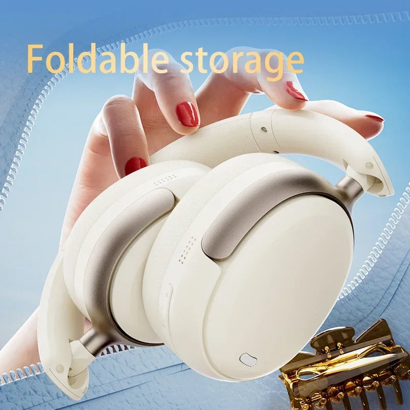 Acer ANC HIFI Headphone Bluetooth 5.4 48dB Noise Canceling Hi-Res Spatial Audio Earphone with LDAC Over Ear Headset Wireless