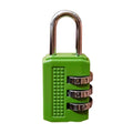 Multifunctional Mini Number Lock Durable Solid Color Password Lock Anti-theft 3 Digit Alloy Padlock Zipper Bag