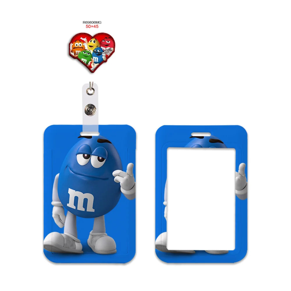 New Candy Design Lanyard Keychain ID Bus Card Cover Student Badge Holder Pass Hang Rope Lariat Gifts Keys Straps Accessories