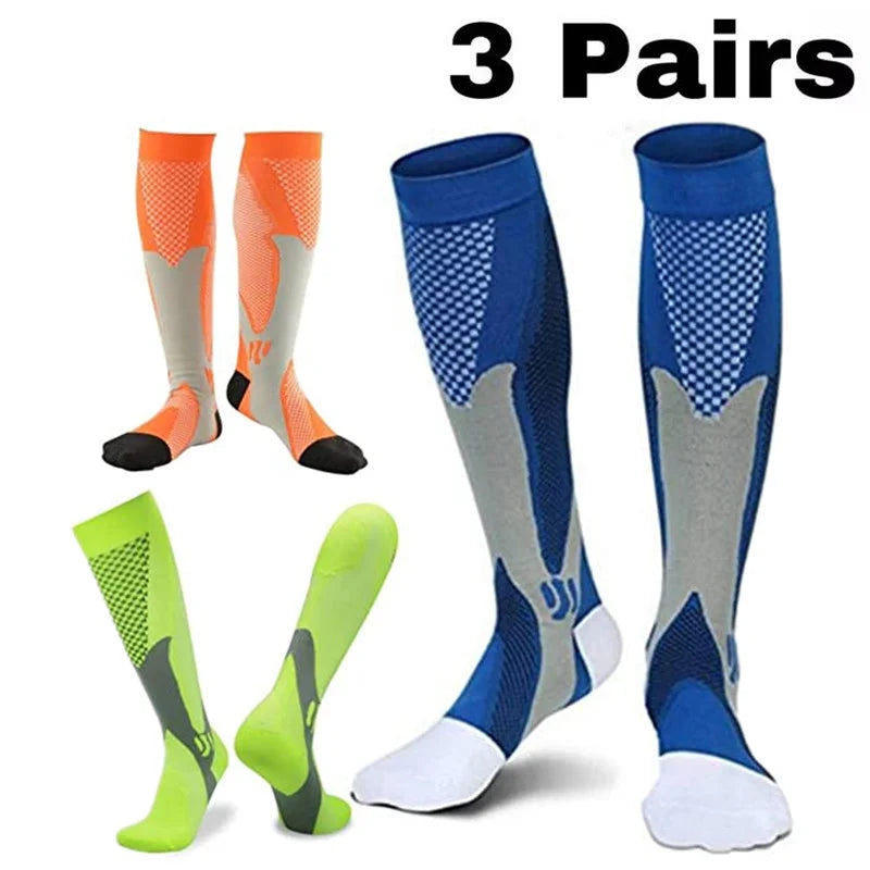 Compression Socks Running Football Sports Medical Nursing Socks for Flight Travel Pregnancy Edema Diabetes Varicose Veins Socks