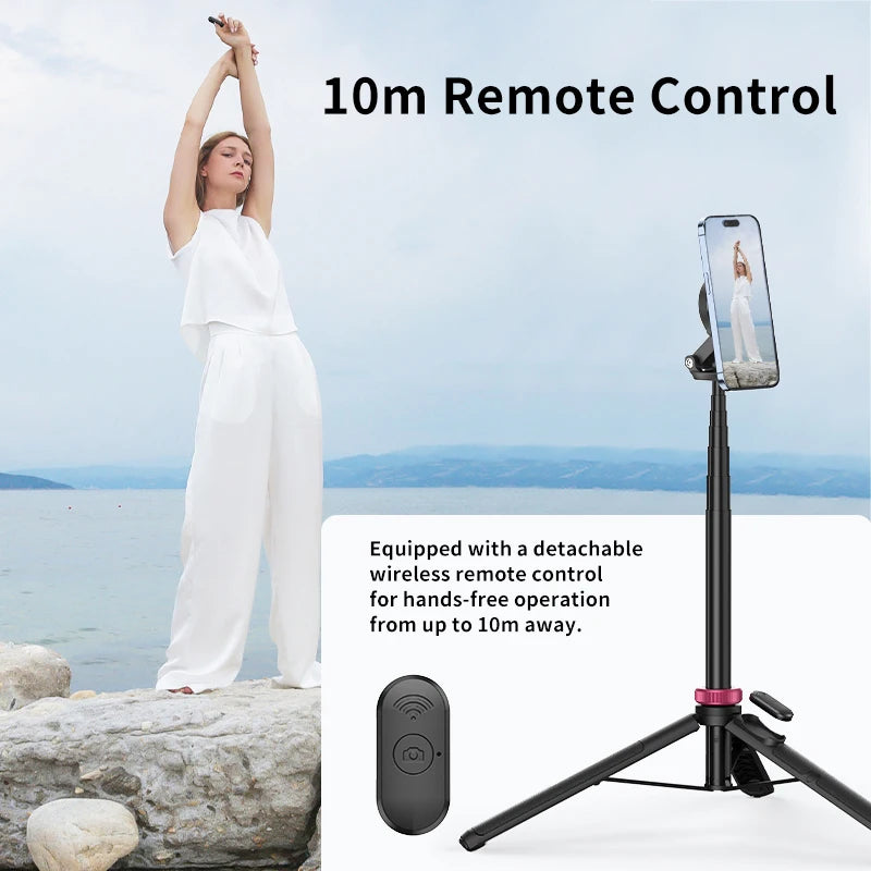 Ulanzi MT-84 Magnetic Tripod Portable Selfie for iPhone 15 14 13 Pro Max for Live Streaming Vlogging