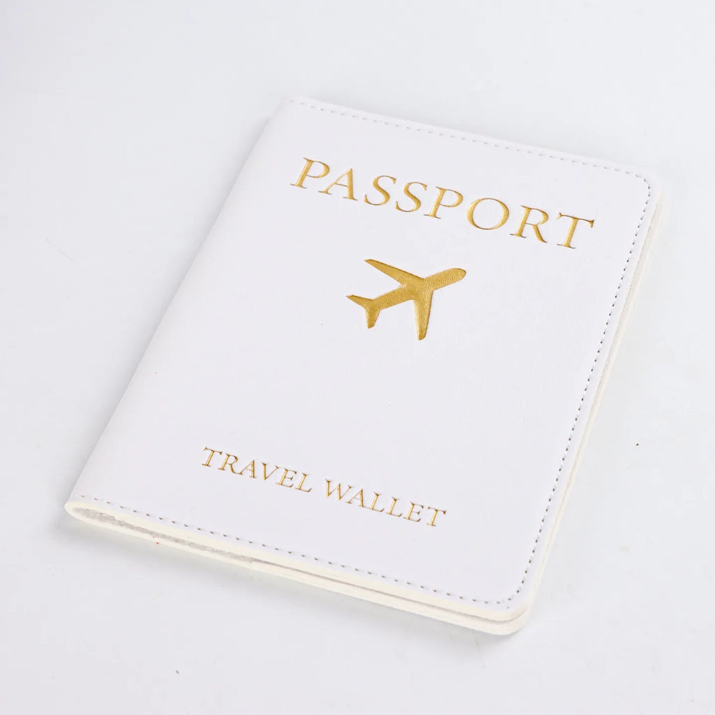 Fashion Leather Passport Holder Travel Wallet for Women Men Simple Wedding Gift Card Cover Hot Sale