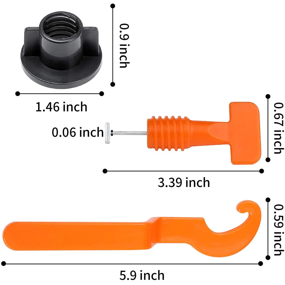 25pcs（300+25+1pcs） Tile Leveling System Tile Leveling Wedges Leveler Alignment Spacers Locator Floor Wall Clamp