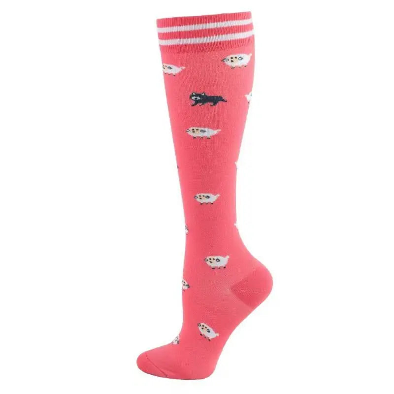 Compression Socks for Men and Women Medical Althetic Diabetes Varicose Veins Sports Socks for Running Cycling Travel Flight