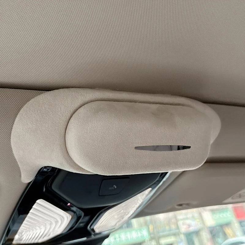 Car Sunglasses Holder Suede Glasses Case Sunglasses Storage Box For BMW 3 5 Series X1 X3 X5 X6 X7 G20 G45 G60 G05 G06 G07 U11
