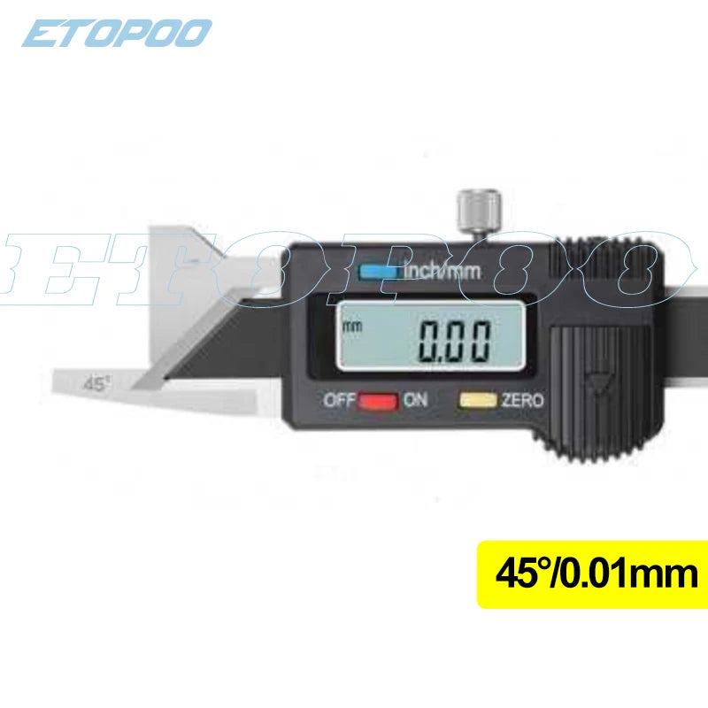 15 30 45 60 Degree Digital Chamfer Gauge Stainless Steel Chamfering Calipers Vernier Caliper Chamver Vernier Caliper