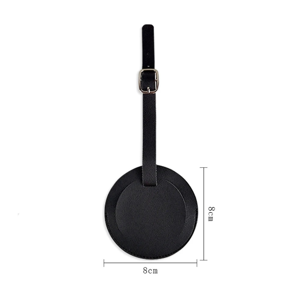 Fancy Lovely Round Luggage Tag Custom Letters Popular Travel Accessories Suitcase Baggage Card Tag DIY Personalize Initials Gift