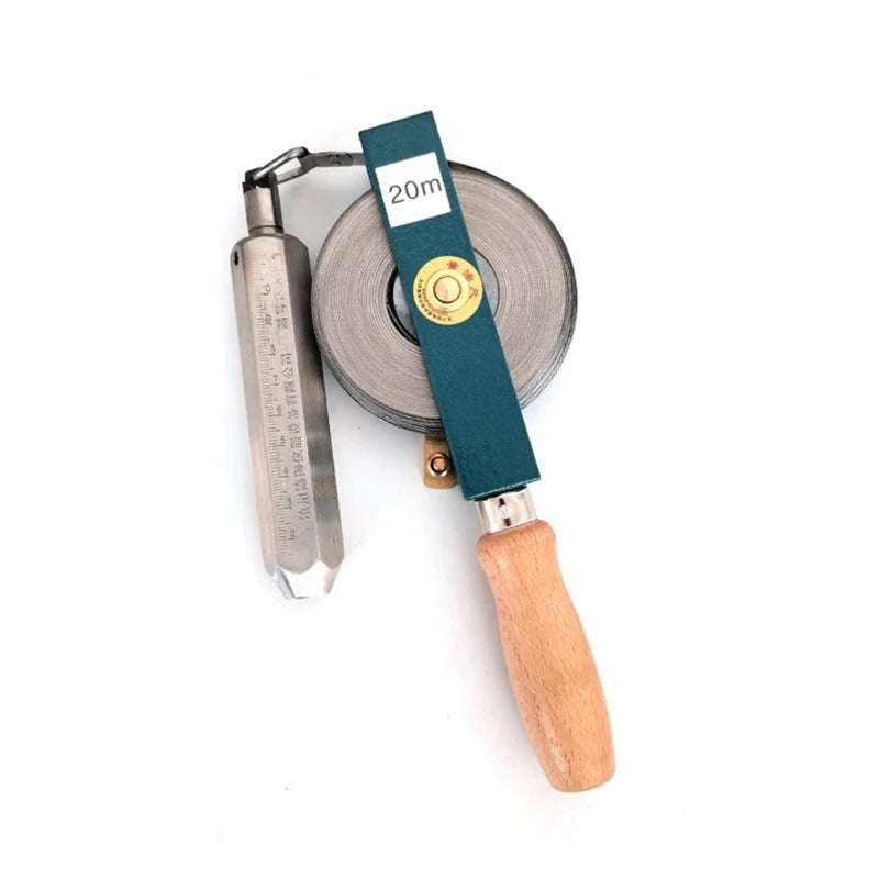 Oil Gauging Tapes 5/10/15/20/25/30M Measuring Ruler Carbon Steel Oil Gauging Tape With Brass Plumb Bob Tape Dropship