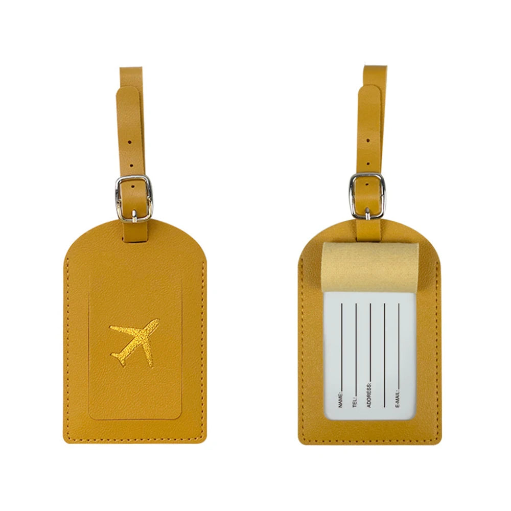 Personalized Name Luggage Tag Custom Letters DIY Gift Airplane ID Address Label Holder Women Men Suitcase Travel Accessories