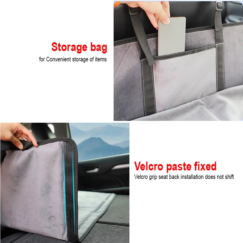 For SUV Tesla Model Y/3 Vehicle Mat Car Camping Bed Foldable Travel Mattress Non Inflatable Car Extra Long Mattress Couple