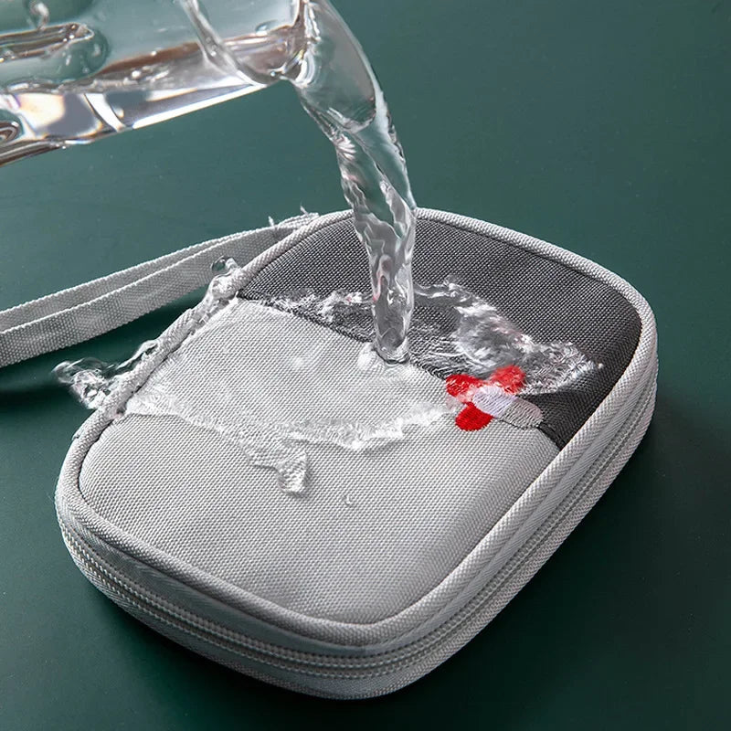 1pc Medicine Storage Bag Camping Outdoor Travel First Aid Kit Medicine Bags Organizer Emergency Survival Bag Pill Case