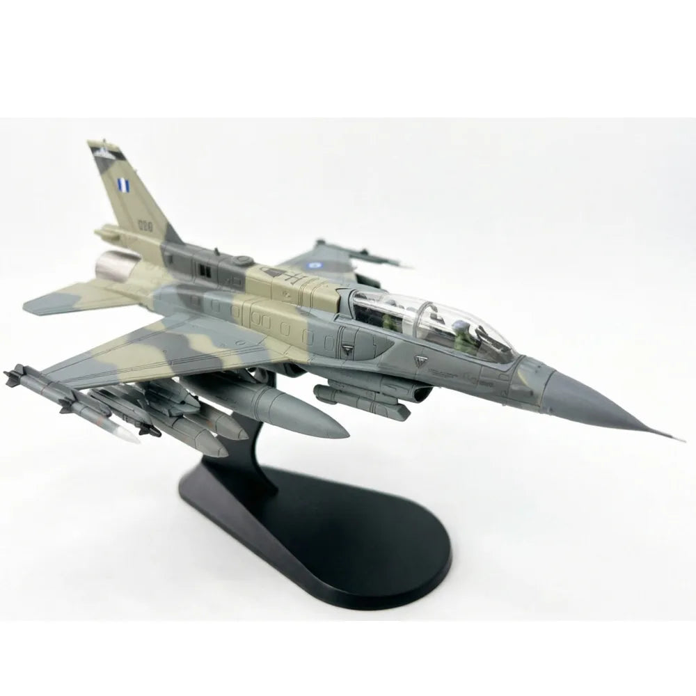 1/72 US F-16D Fighter Aircraft Model Diecast Aircraft Alloy Ghost Air Force Fighter Finished Toy Boy Gift Desktop Display Decor