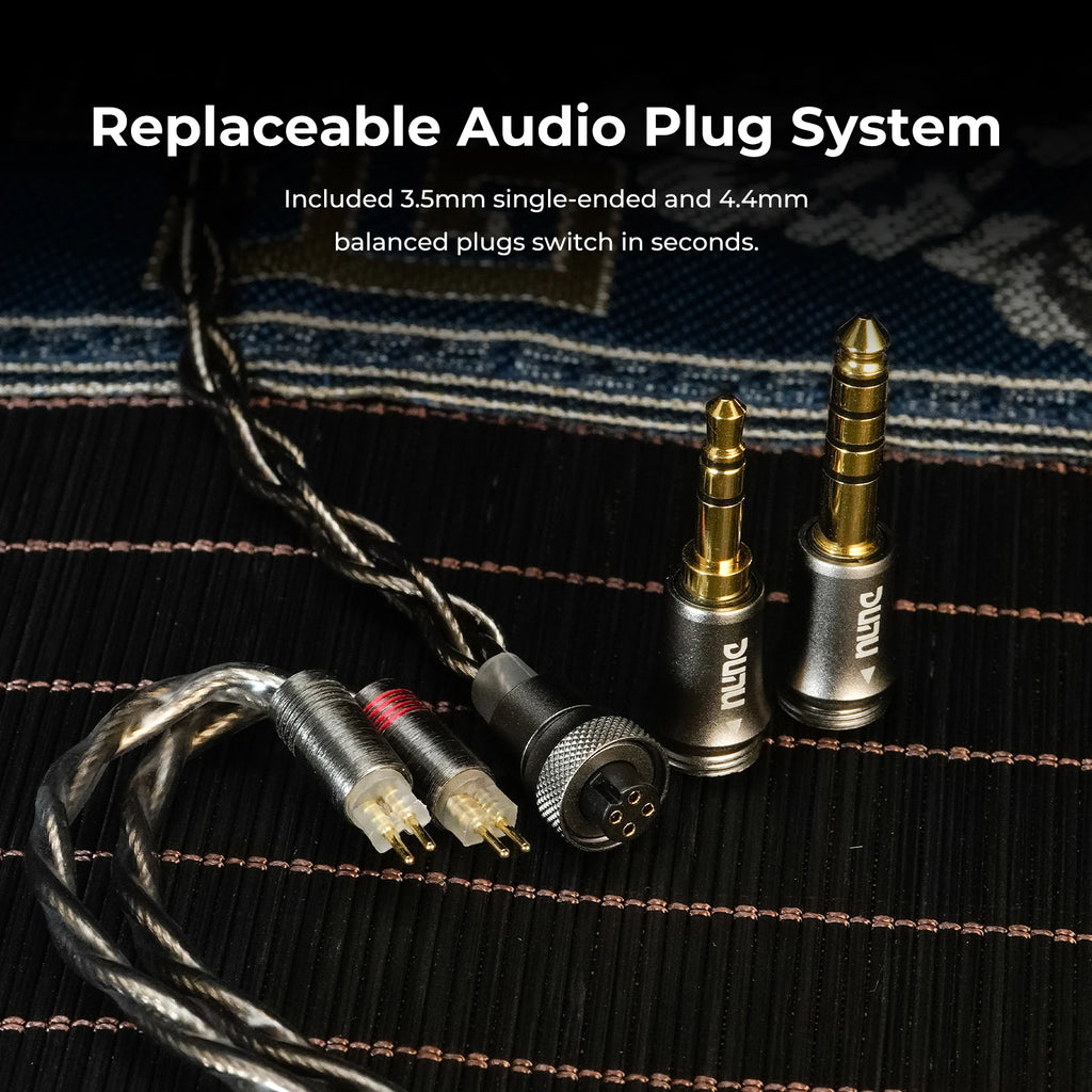 DUNU x KOTO ITO In-ear Earphones 2DD+2BA Hybrid Drivers IEMs with 4-Core Single-Crystal Copper Q-Lock Interchangeable Plug Cable
