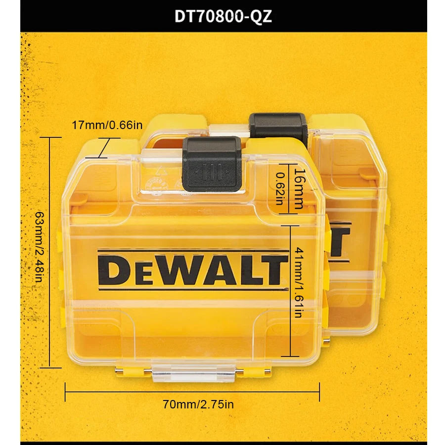 DEWALT 1pcs Original Tool Box Tool Case Storage Box Multifunctional Stackable Box NO.DT70805/DT70800/DT70801/DT70803/DWAN2190.