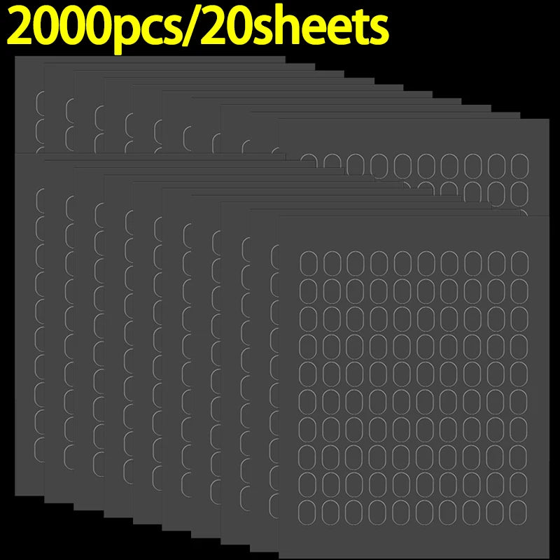Double Sided Gel Glue Pad Adhesive Dots Fastener Strong Oval Self Adhesive Tape DIY Action Figures Carpet Poster Fixing Tape Pad