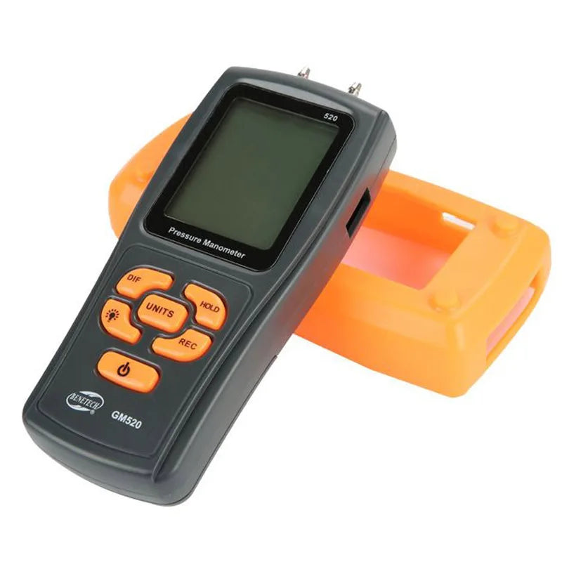 BENETECH GM505 GM510 GM511 GM520 Handheld Digital Pressure Gauge Tester Meter Differential Pressure Gauge Natural Gas