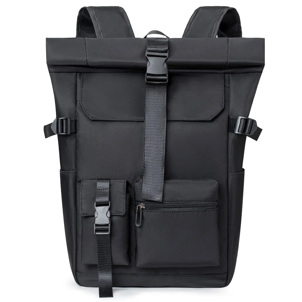 Waterproof Outdoor Sports Leisure Travel Daypack Roll Up Men Laptop Backpack Computer Bag for Outdoor Travel Camping Hiking
