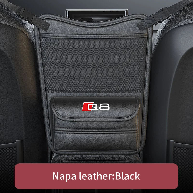 Car Organizer For Audi  Q3 Q4 Q5 Q6 Q7 Q8 Seat Storage Box Car Hanging Storage Bag Tissue Box Car Stowing Tidying Storage Pocket
