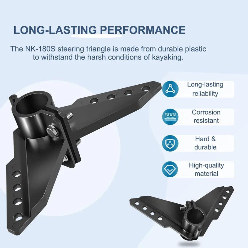 NK-180S Steering Triangle Compatible with Newport Brushless Kayak Motor Kayak Trolling Motors and Other Auxiliary Motors