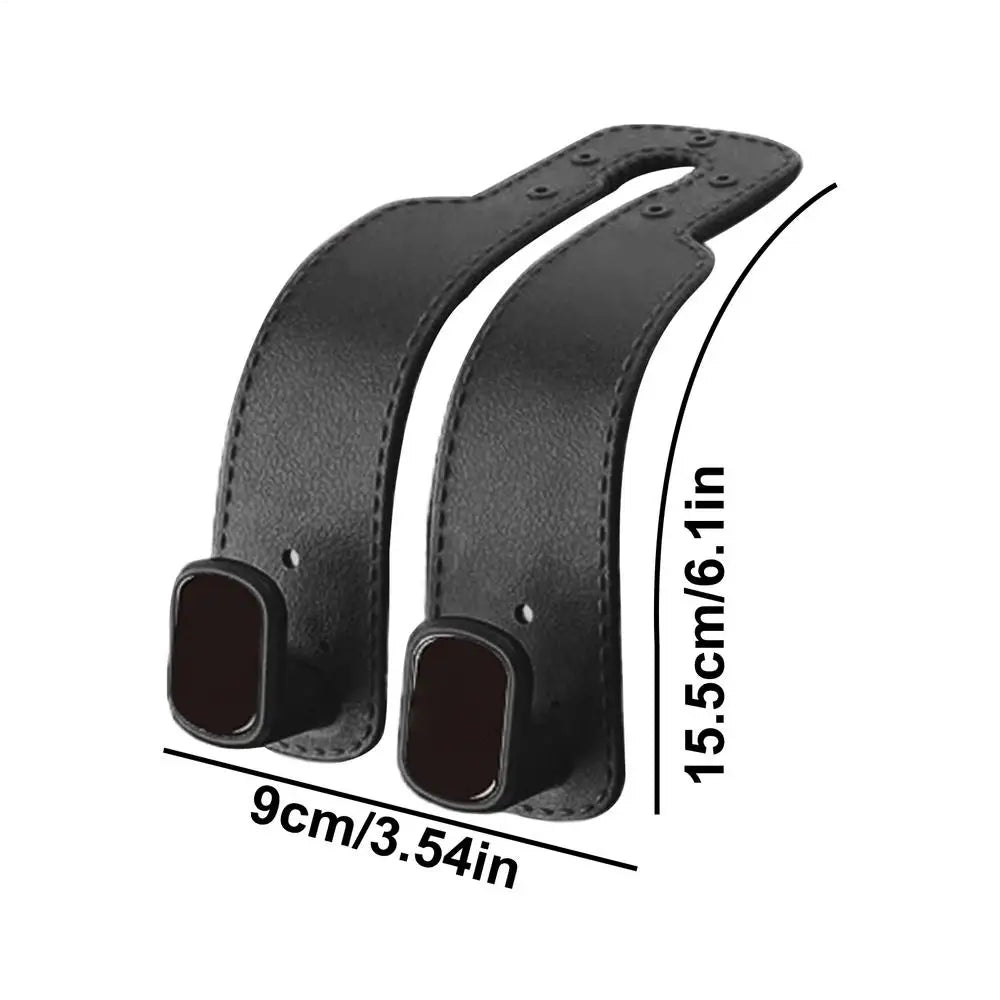 Car Headrest Hooks Hanger for Bags Seat Back Organizer Holder Clips Auto Fastener Hooks Car Storage car accessories