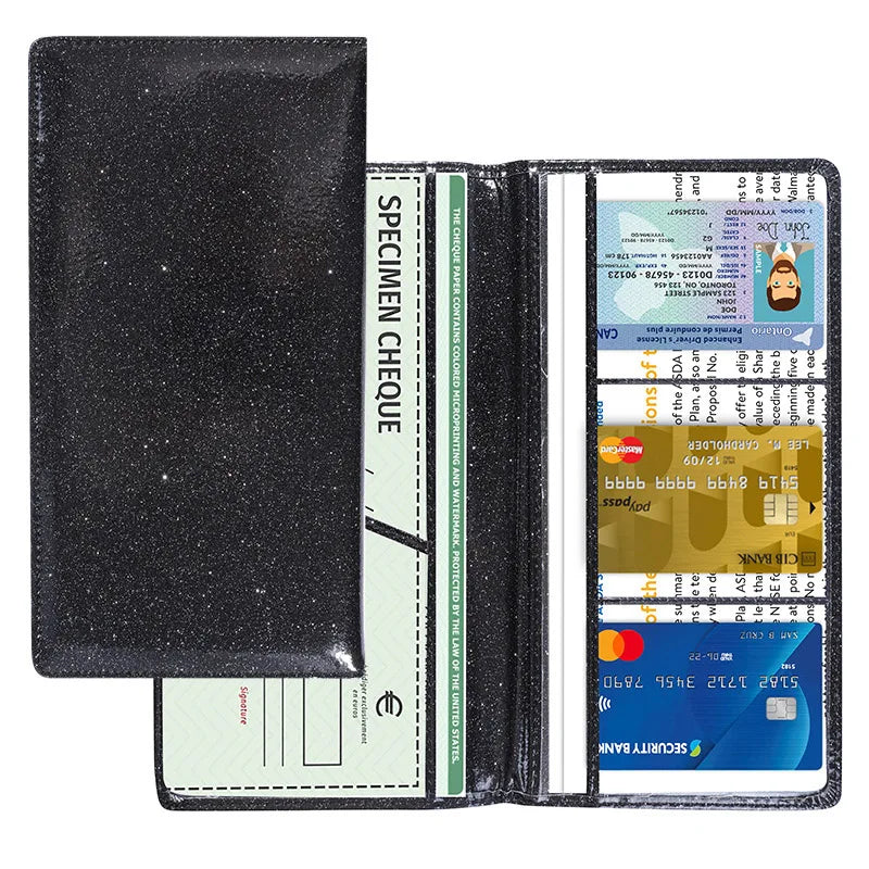 Simple Stylish Driver's License Car Registration Certificate Holder Document Cover Ticket Storage Anti Magnetic Card Bag