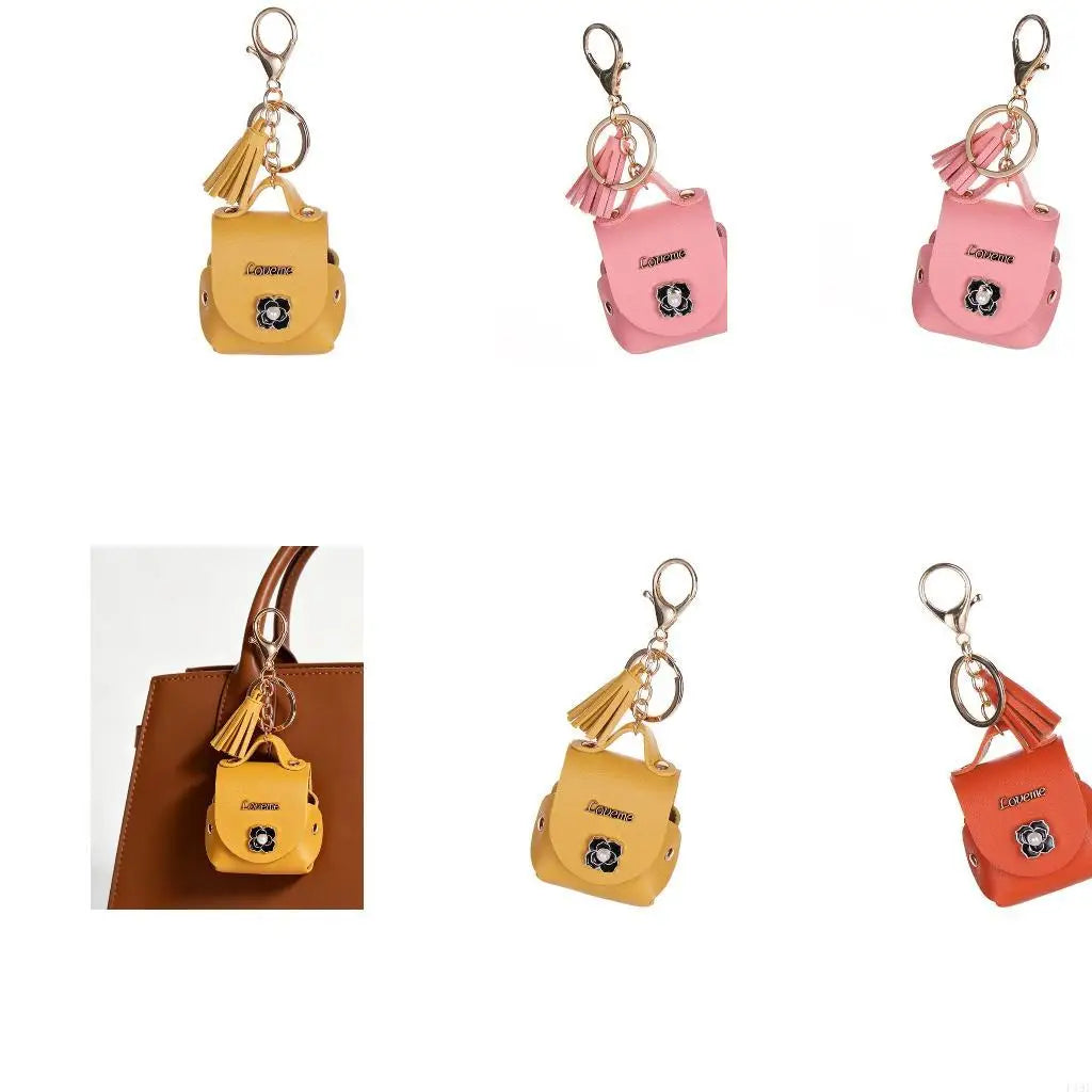 Travel Wireless Earphones Holder Bag Faux Leather Organiser For Daily Use F19E